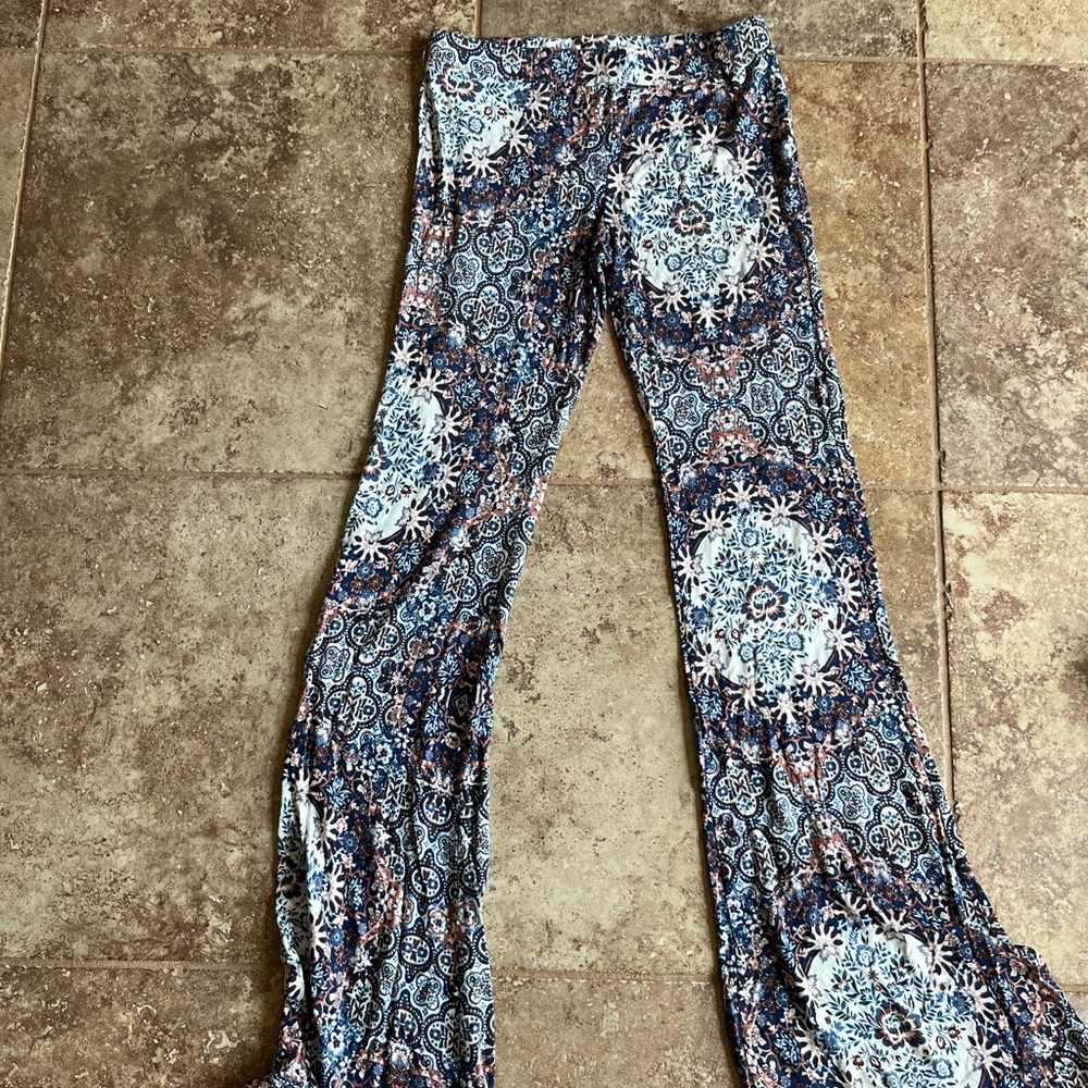 Bohemian flare pants